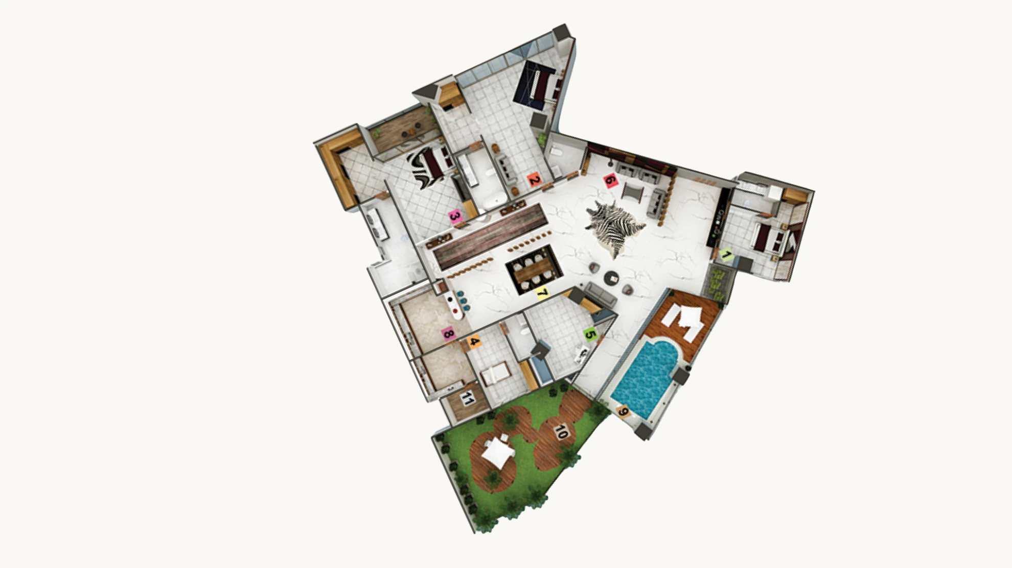 Exclusive Penthouse Layout - Faisal Jewel
